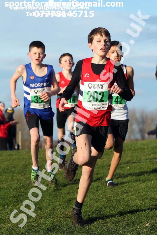 Boys under-13s Sherman Cup, 2020 Sherman Cup/Davison Shield, Temple Park, South Shields.  Photo: David T. Hewitson/Sports for All Pics